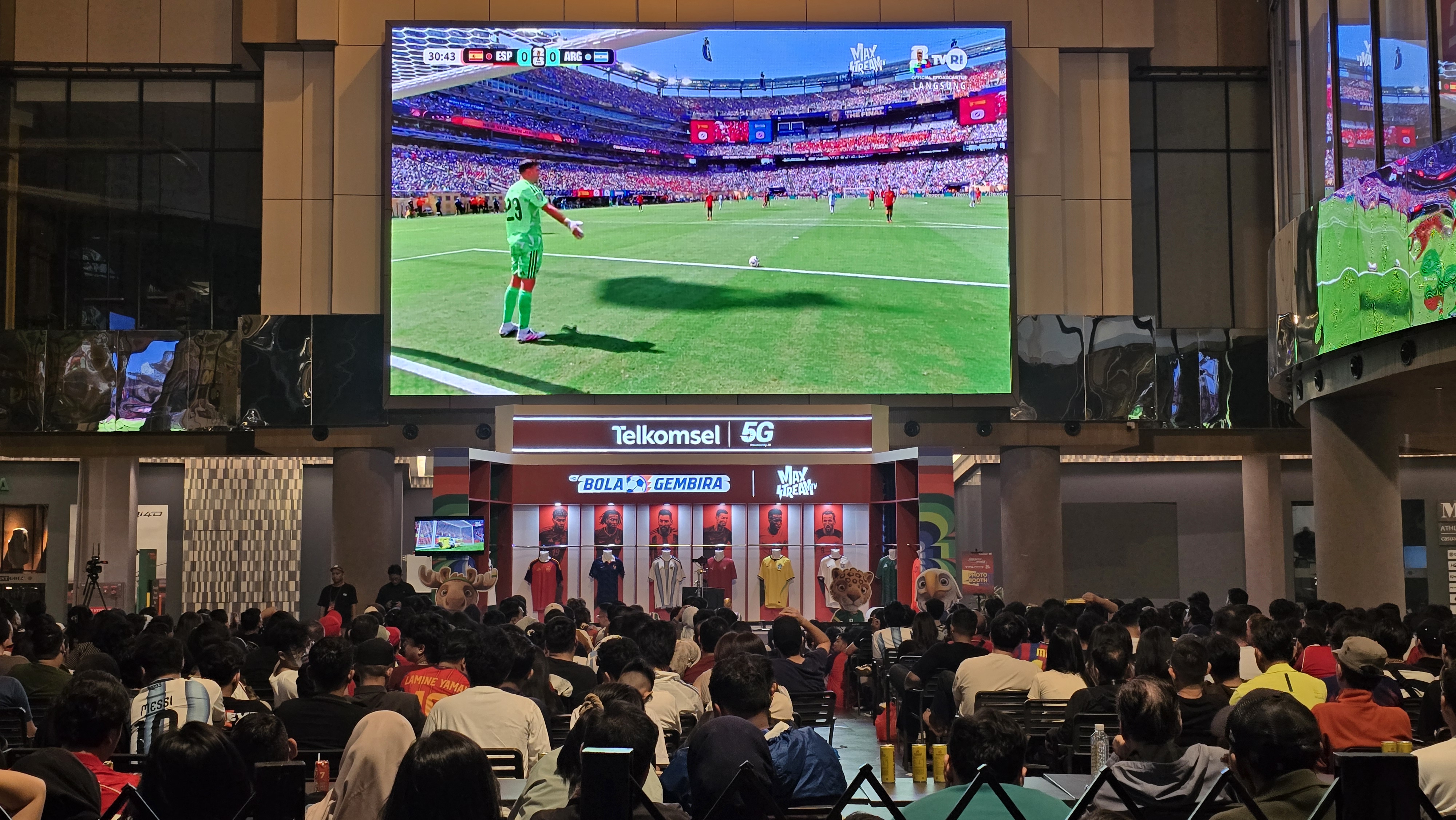 Nonton bareng final Piala Dunia 2026 antara Spanyol vs Argentina, Senin (20/7/2026) dini hari.(Istimewa)