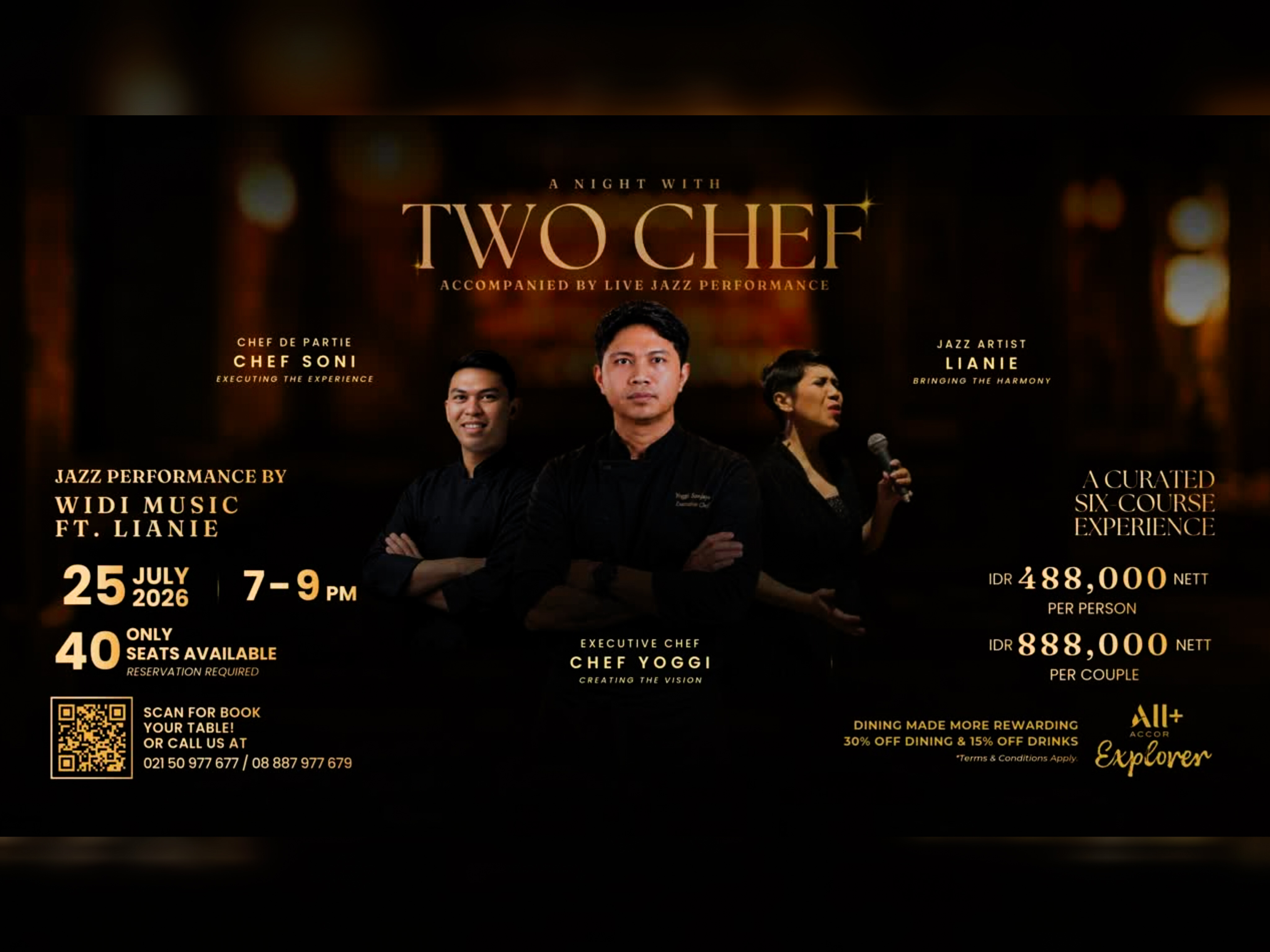 ibis Styles Serpong BSD City menghadirkan acara eksklusif bertajuk “A Night with Two Chefs”. (Dok.ibis)