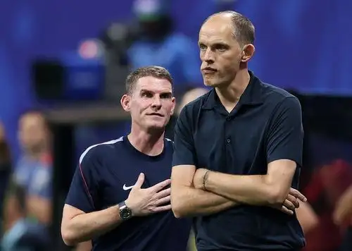 Pelatih Timnas Inggris Thomas Tuchel (kanan). Foto : Ist