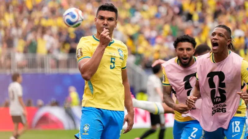 Punggawa Brasil Casemiro kini berlabuh di Inter Miami. Foto : Ist