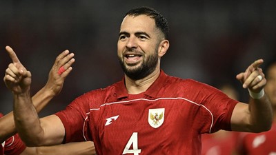 Bek timnas Jordi Amat. Foto : Ist