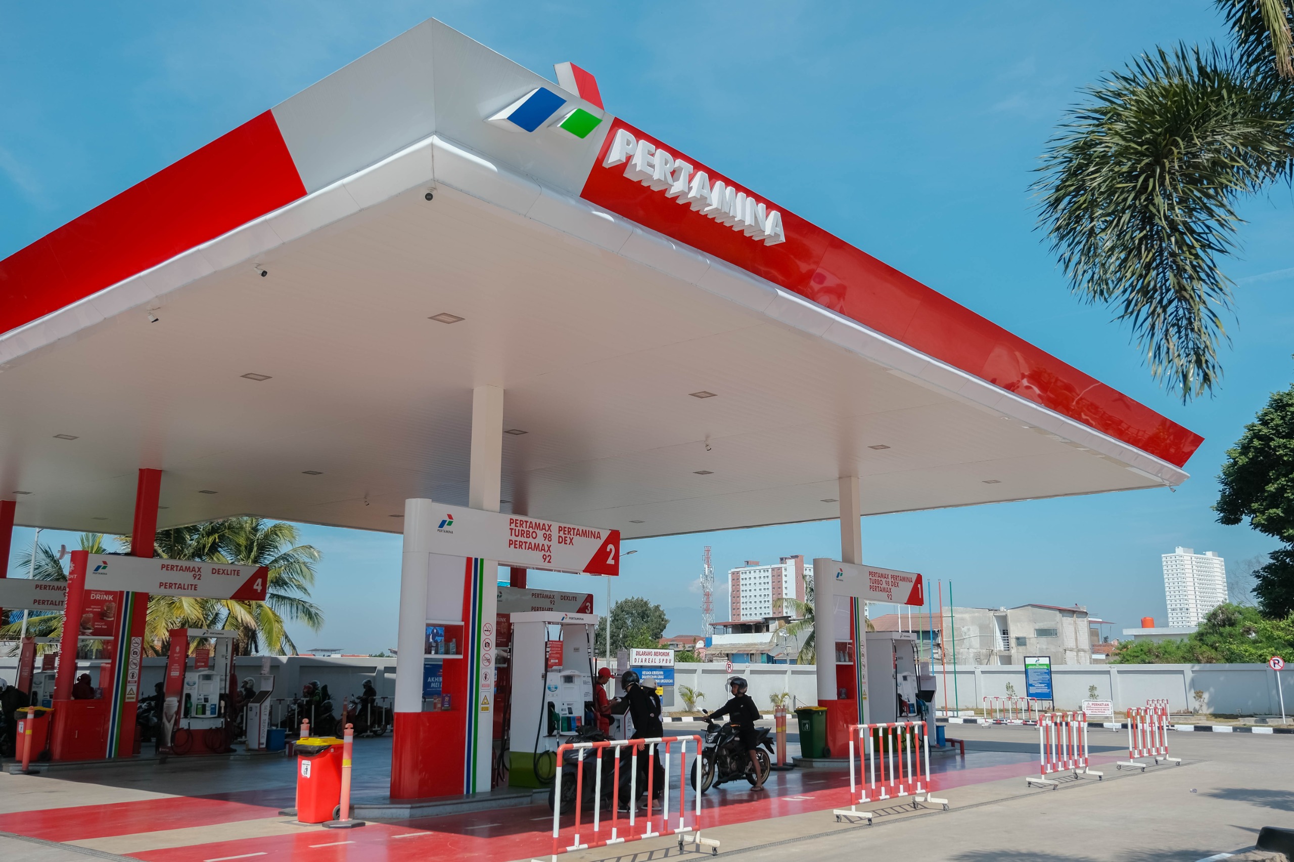 SPBU: Kenaikan harga Pertamax beberapa waktu lalu yang turut memacu inflasi di Kota Tangerang. ISTIMEWA