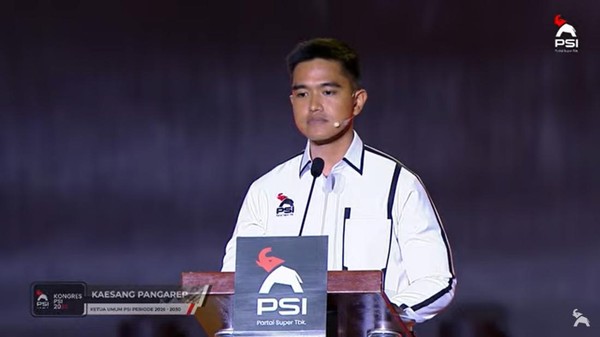 Ketum PSI Kaesang Pangarep. Foto : Ist