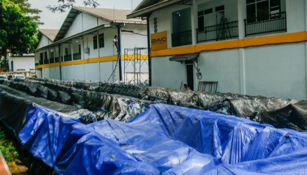 Gudang motor listrik milik BGN di daerah Bogor. Foto : Ist