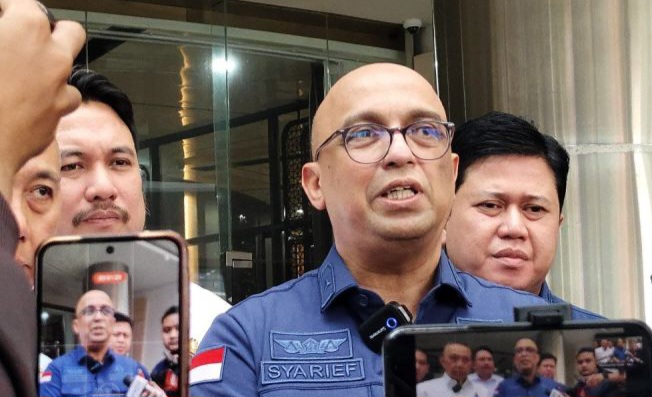 Direktur Penyidikan (Dirdik) Jampidsus Kejagung Syarief Sulaeman Nahdi saat konferensi pers. Foto : Ist