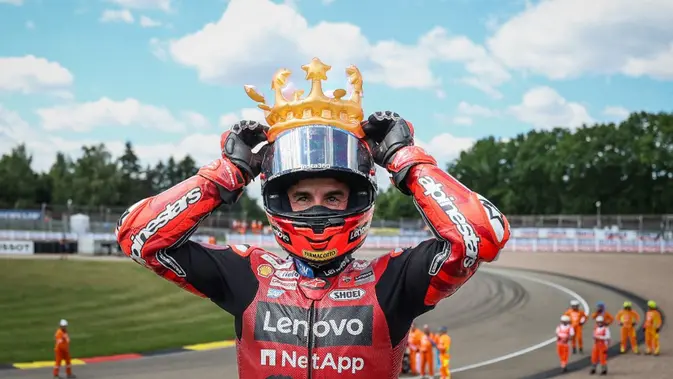 Marc Marquez kembali raih podium di MotoGP Jerman 2026. Foto : Ist