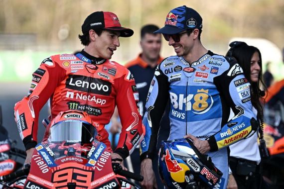 Marc Marquez dan Alex Marquez. Foto : Ist