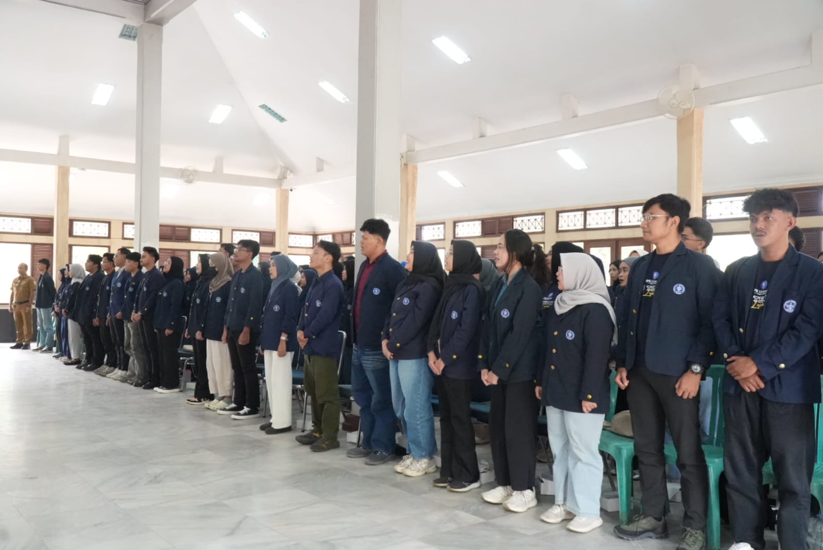 Ratusan mahasiswa IPB mengikuti pembukaan KKNT di Pendopo Pandeglang, Selasa (7/7/2026).(Istimewa)