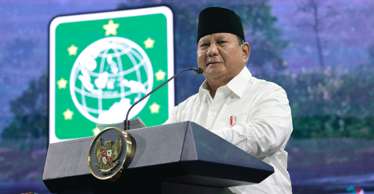 Presiden Prabowo pada acara Peringatan Hari Lahir ke-28 Partai Kebangkitan Bangsa. Foto : Ist
