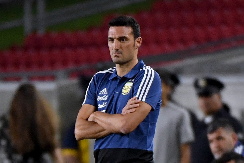 Pelatih Timnas Argentina Lionel Scaloni. Foto : Ist