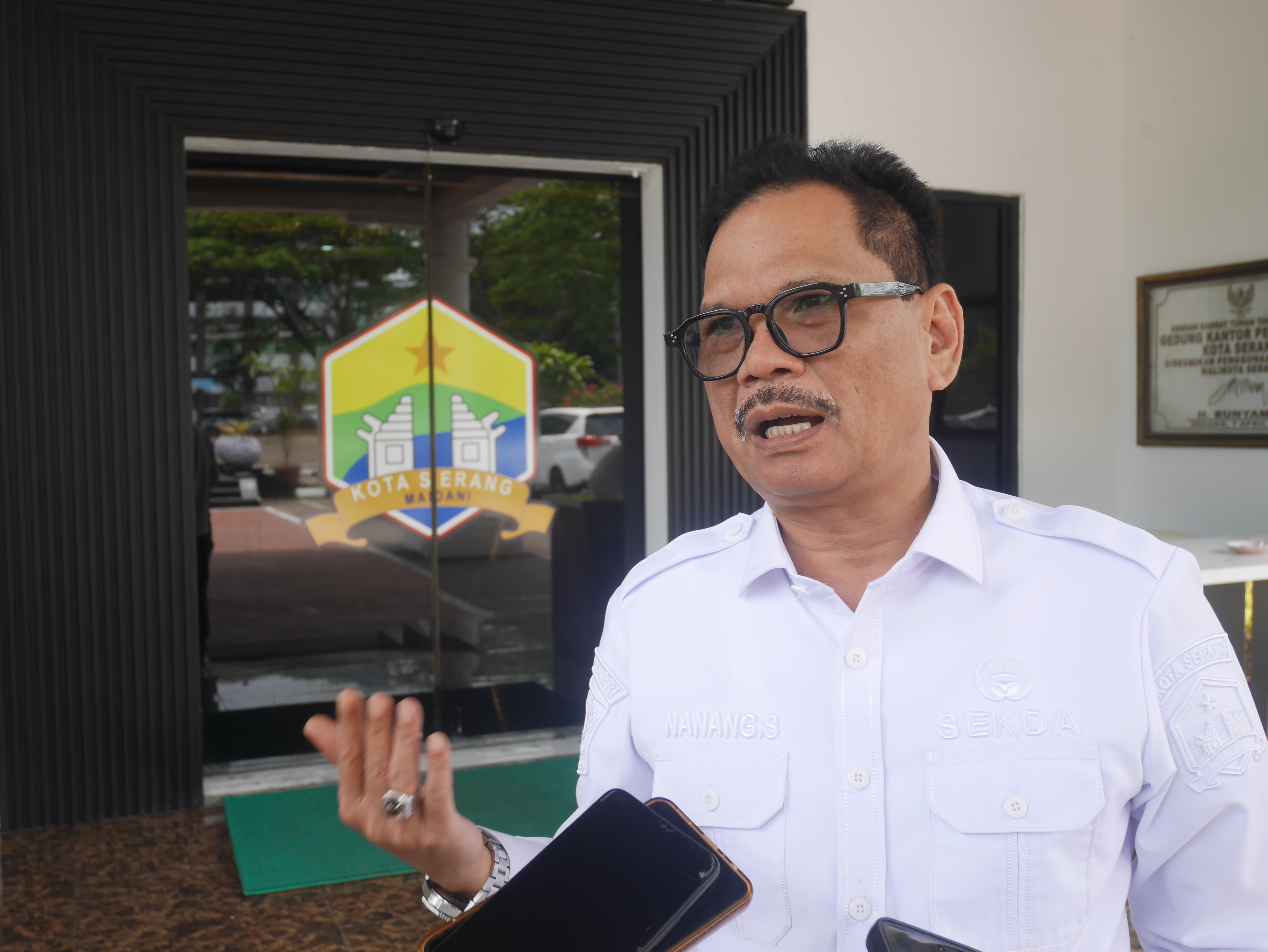 Sekretaris Daerah (Sekda) Kota Serang, Nanang Saefudin.(Ari Supriadi-tangselpos.id)
