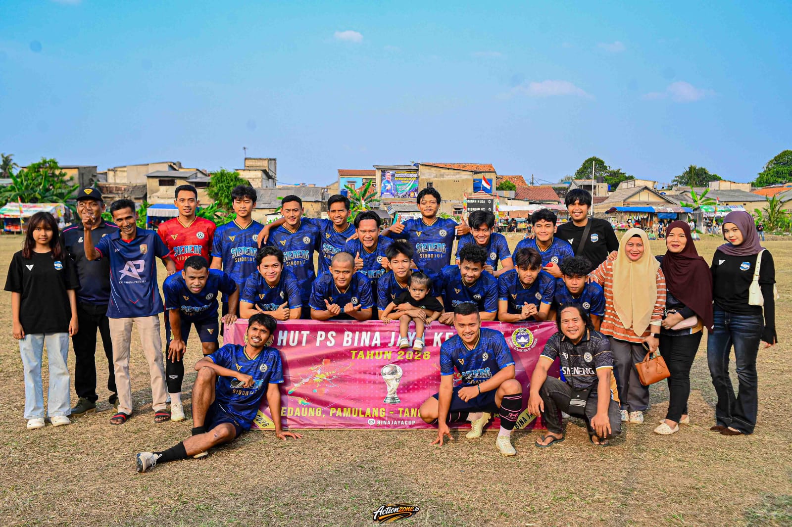 Skuad Si Eneng FC siap tampil maksimal saat lawan raja tarkam Denis FC di semifinal pertama pada Kamis (30/07/2026).(tangselpos.id).