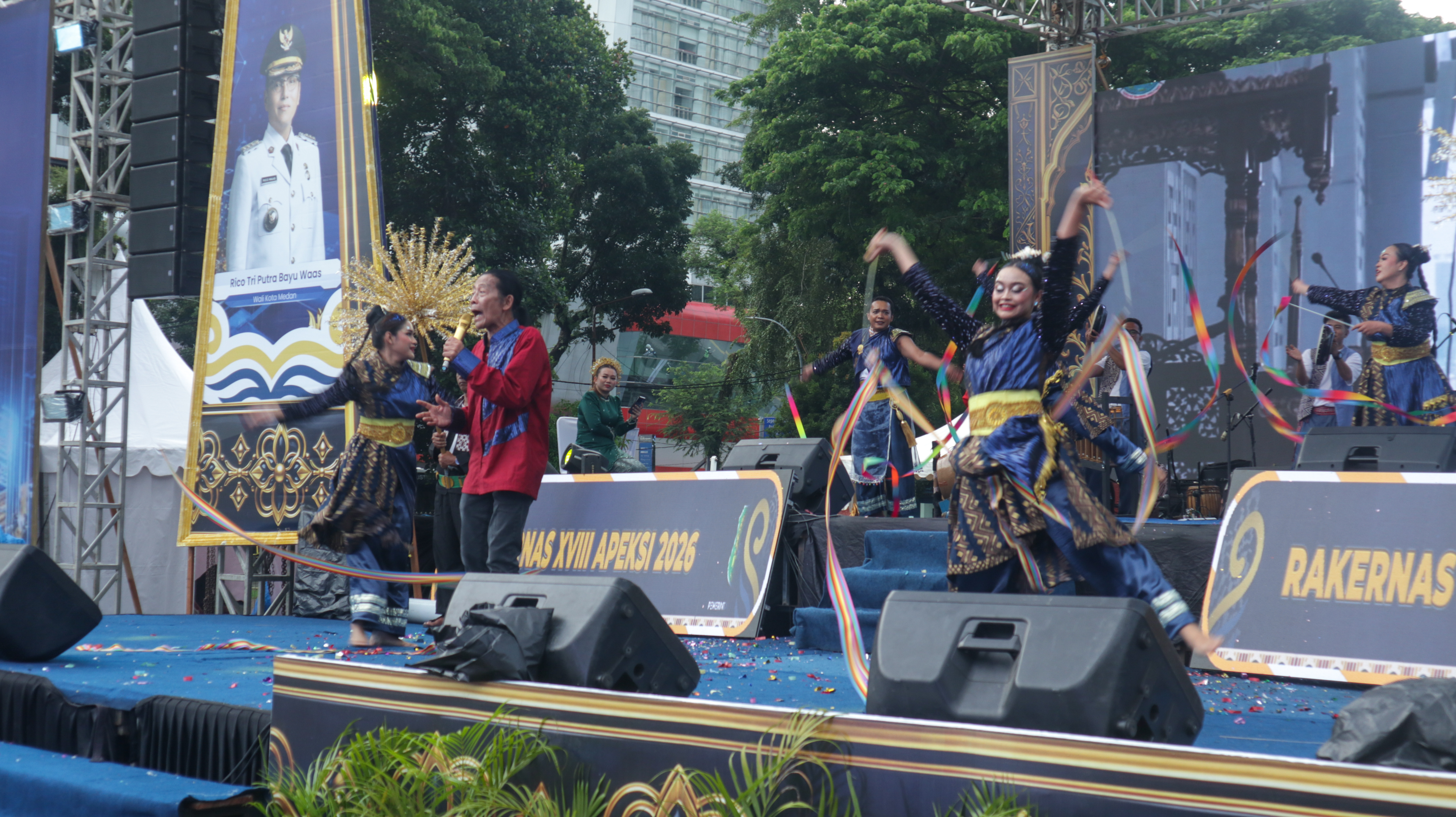 Delegasi Kota Tangsel sukses membawa pulang Juara Harapan 3 pada ajang Pentas Seni Asosiasi Pemerintah Kota Seluruh Indonesia (APEKSI) 2026. (Ist)