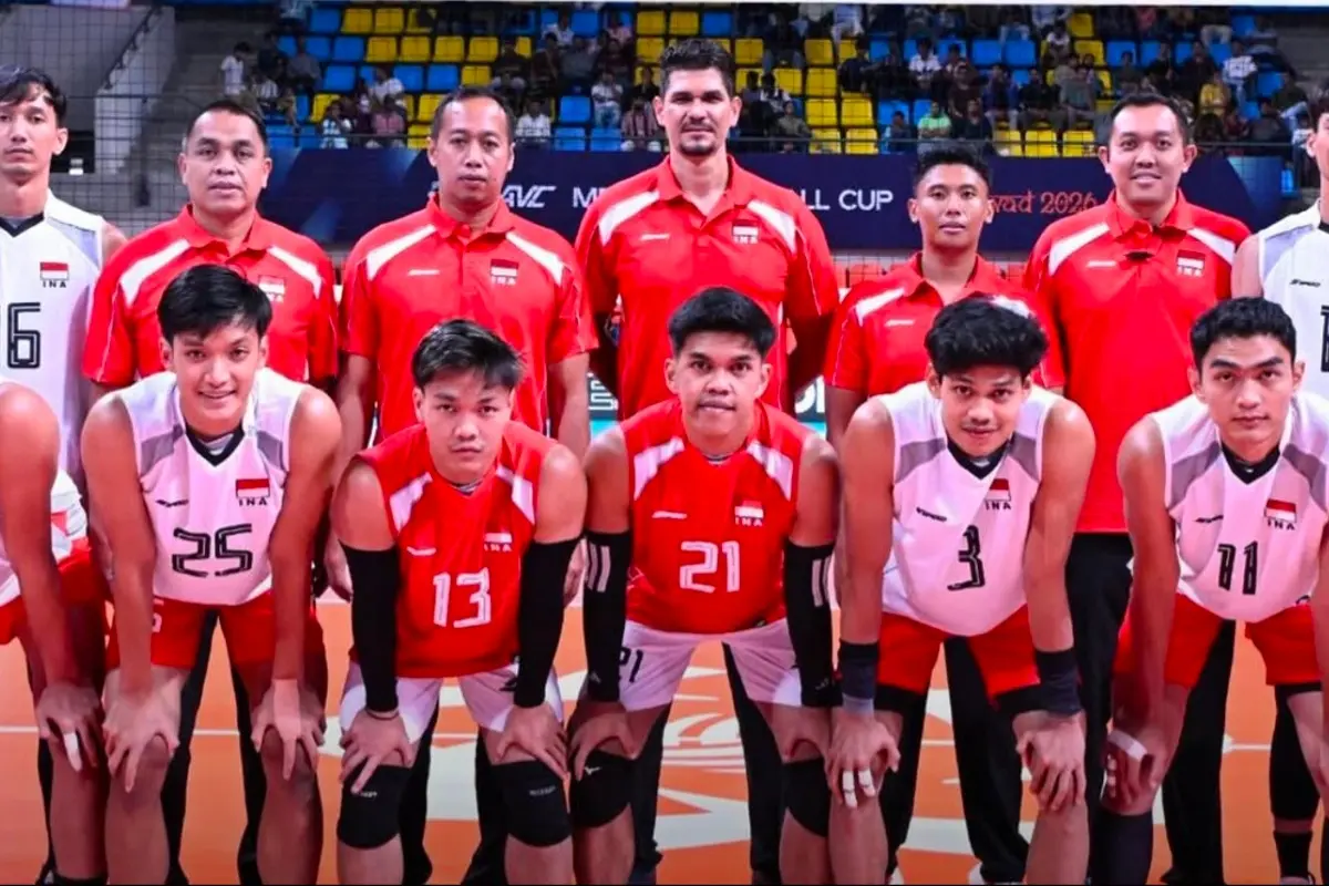 Timnas putra Bola Voli kandas dari Kamboja. Foto : Ist