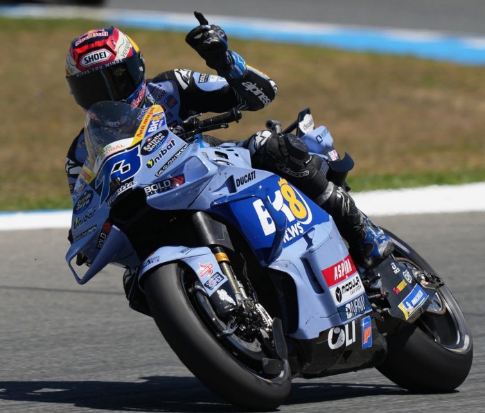 Alex Marquez tampil impresif dengan menjadi yang tercepat pada sesi latihan bebas pertama (Free Practice 1/FP1) MotoGP Inggris 2026. Foto : Ist