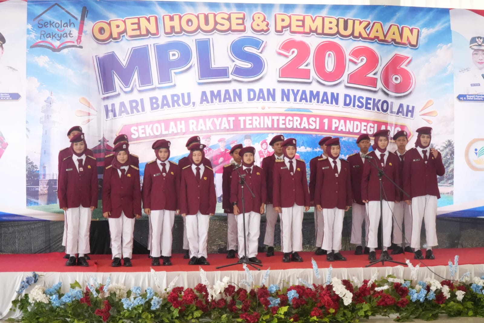 Sekolah Rakyat Terintegrasi (SRT) 1 Pandeglang menggelar Masa Pengenalan Lingkungan Sekolah (MPLS). (Ist)