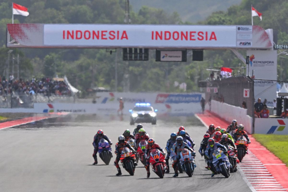 Gelaran MotoGP di Sirkuit Mandalika, NTB. Foto : Ist