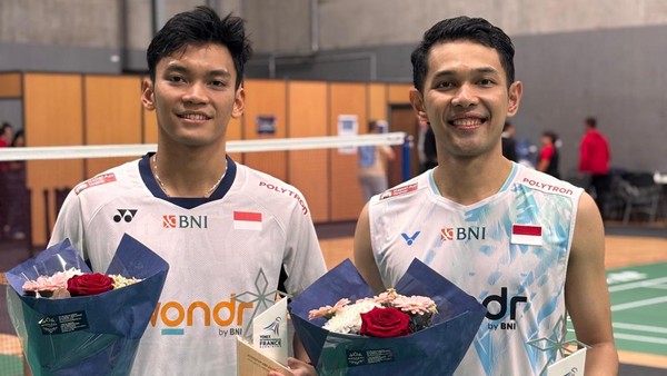 Ganda putra andalan Indonesia Fajar/Fikri. Foto : Ist