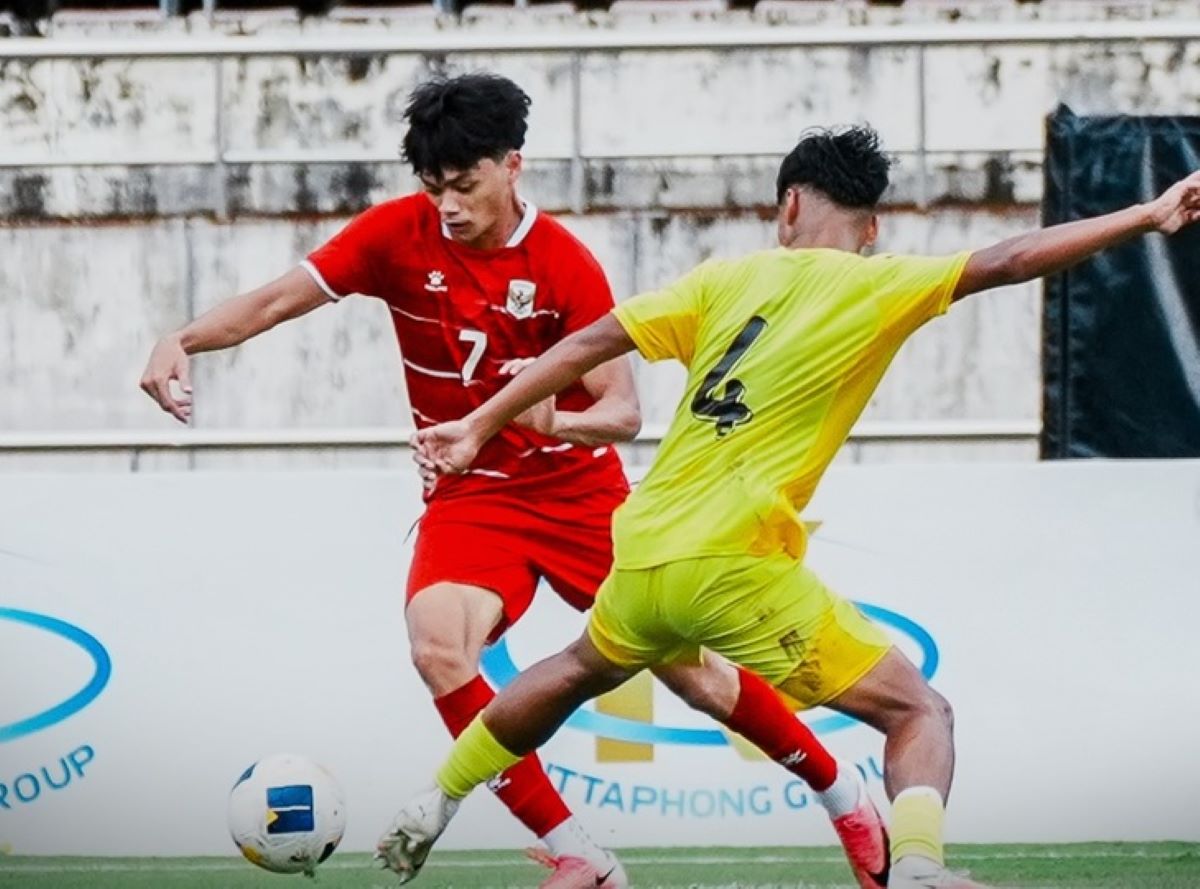 Laga Garuda Muda ditahan 0-0 oleh Timnas Malaysia. Foto : Ist