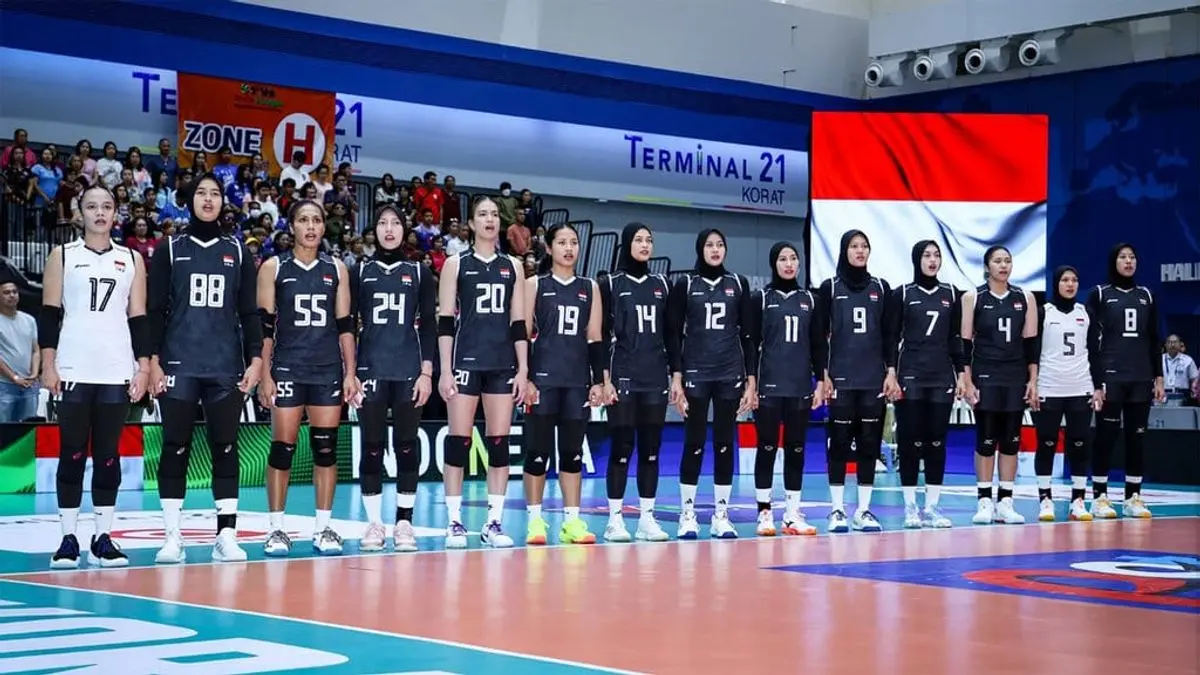 Timnas Bolavoli putri. Foto : Ist