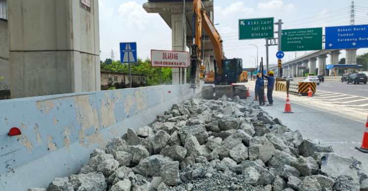 Jasa Marga akan melakukan perbaikan sejumlah ruas jalan tol. Foto : Ist