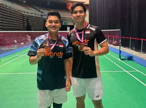 Ganda putra Leo Rolly Carnando/Daniel Marthin sukses menjuarai Taipei Open 2026. Foto : Ist