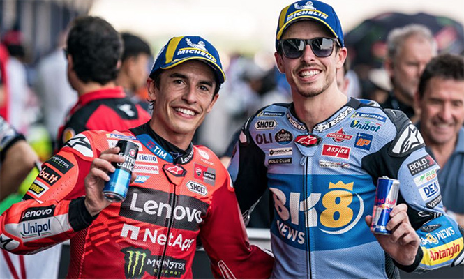 Marc Marquez dan Alex Marquez. Foto : Ist