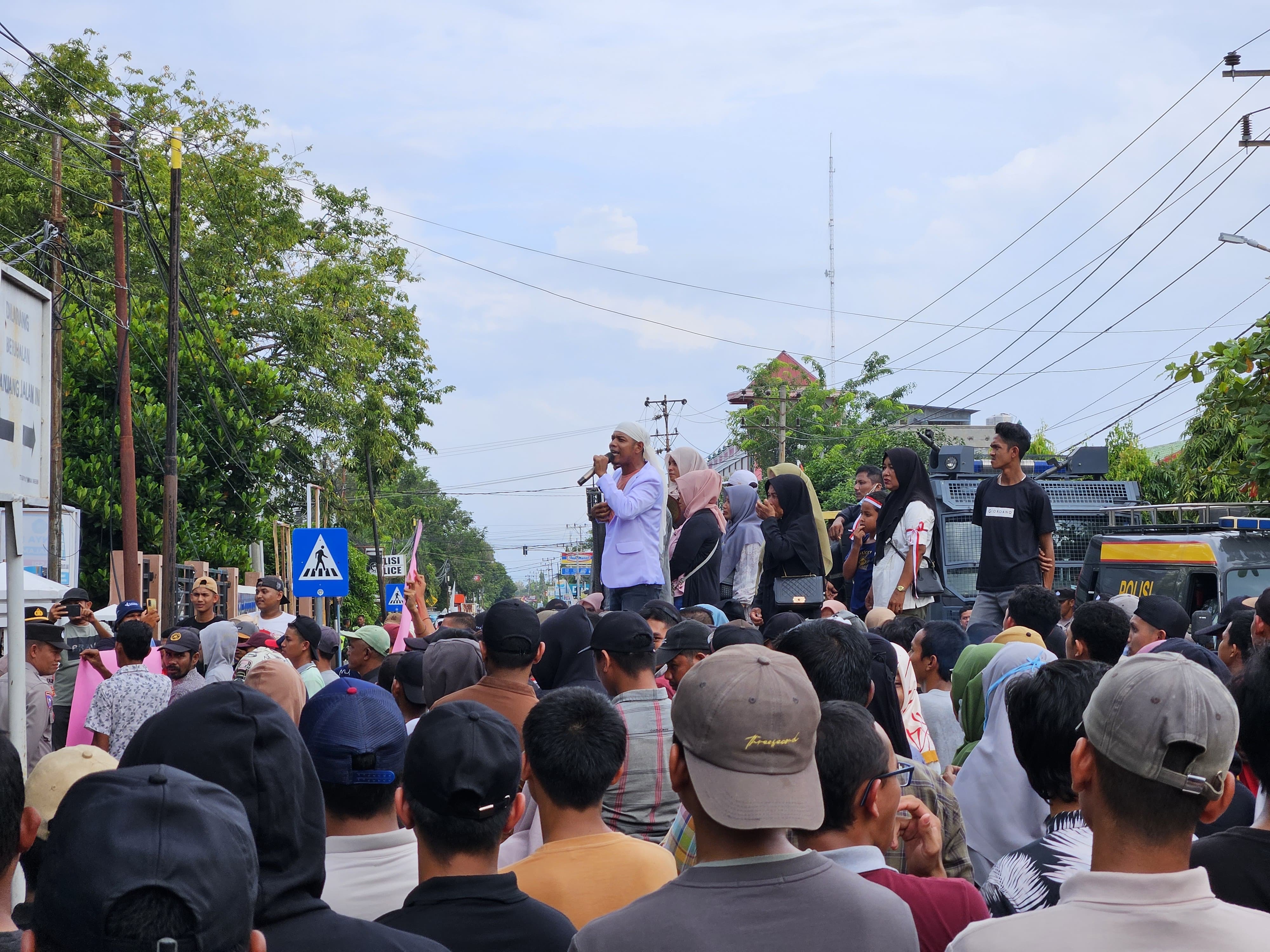 Demo di Aceh. Foto : Ist