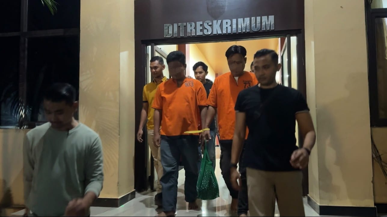 Ditreskrimum Polda Banten berhasil mengungkap kasus dugaan tindak pidana melakukan kekerasan terhadap orang atau barang secara bersama-sama di muka umum serta penghasutan yang terjadi di depan PT PEMI.(Istimewa)