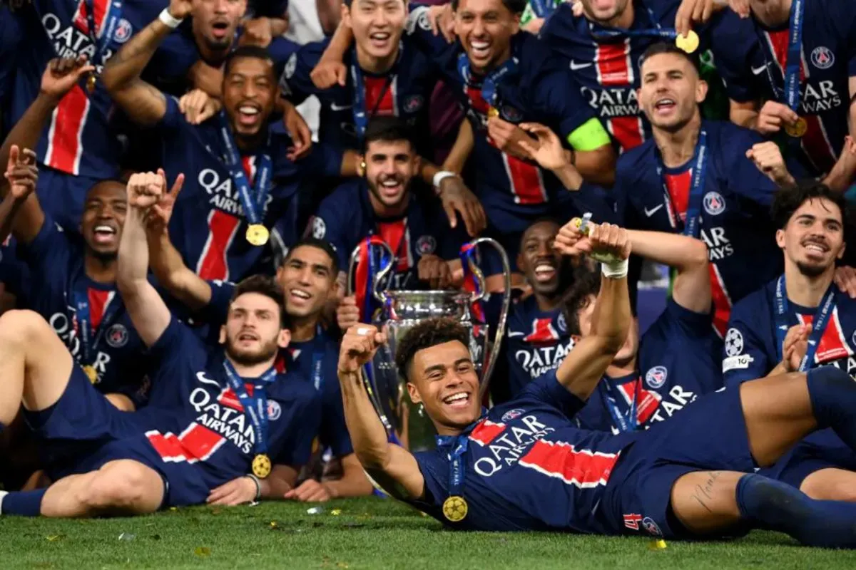 Tim PSG Juara Piala Super Eropa 2026. Foto : Ist