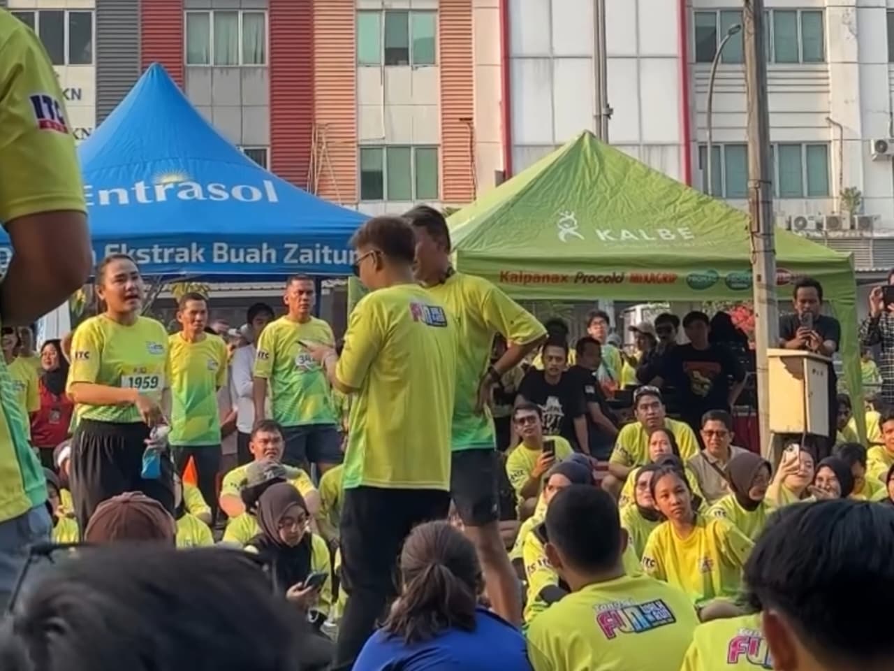 EVENT KISRUH. Penyelenggaraan Tangsel Fun Run & Walk kisruh diprotes ribuan peserta.