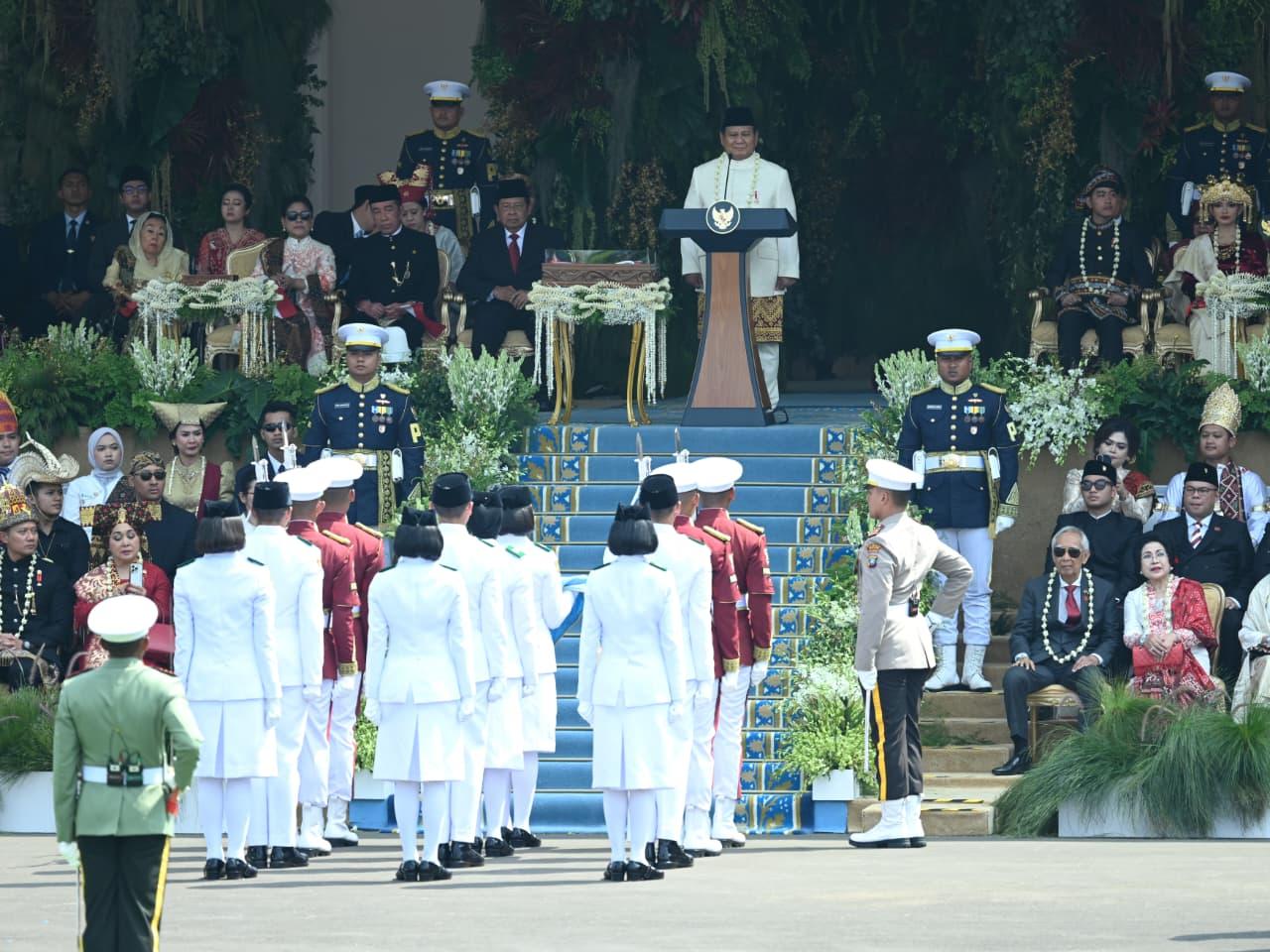 Upacara HUT RI ke 80 tahun 2025 di Istana Negara. Foto : Ist