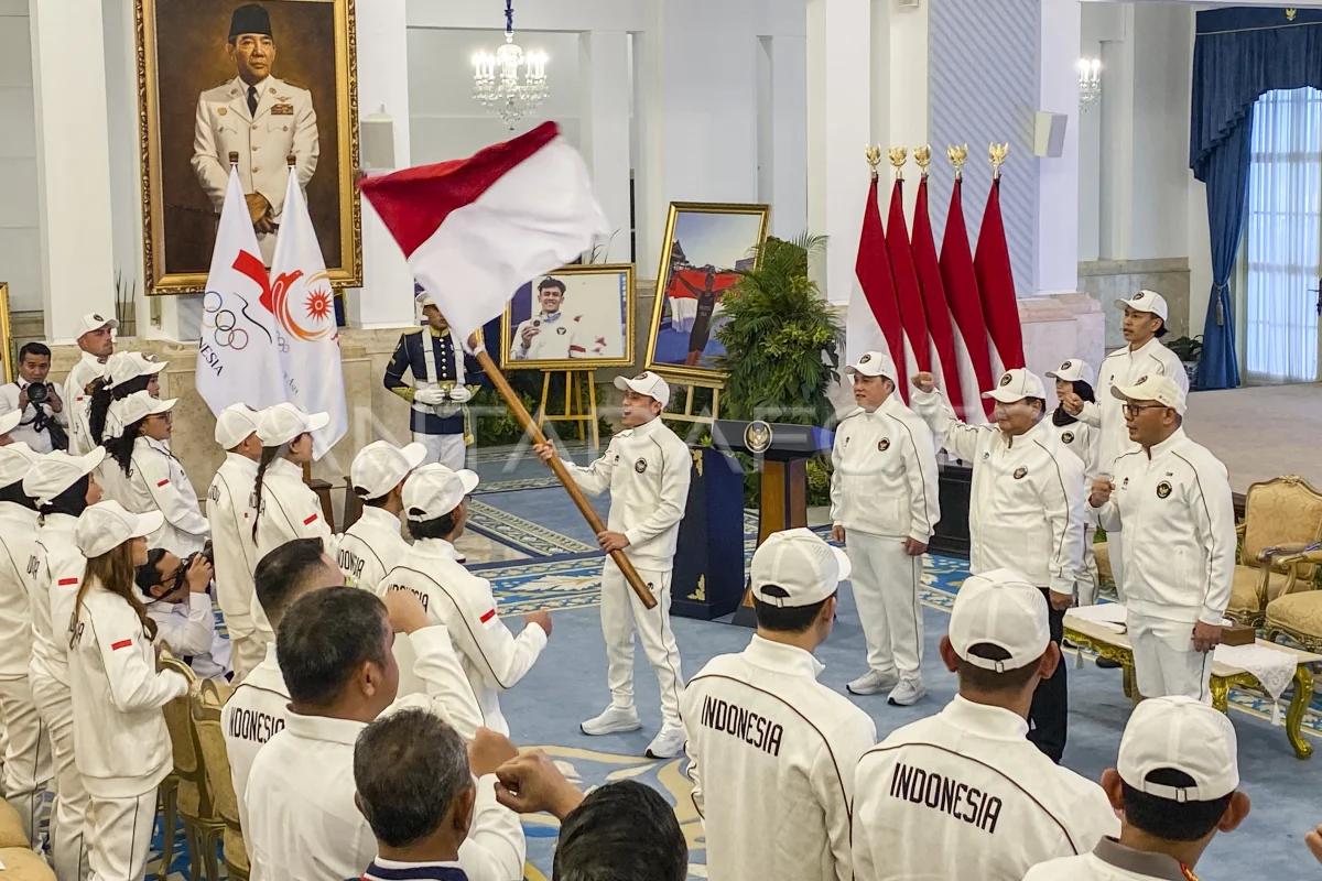 Kontingen Asian Games 2026 Indonesia dilepas Presiden Prabowo. Foto : Ist