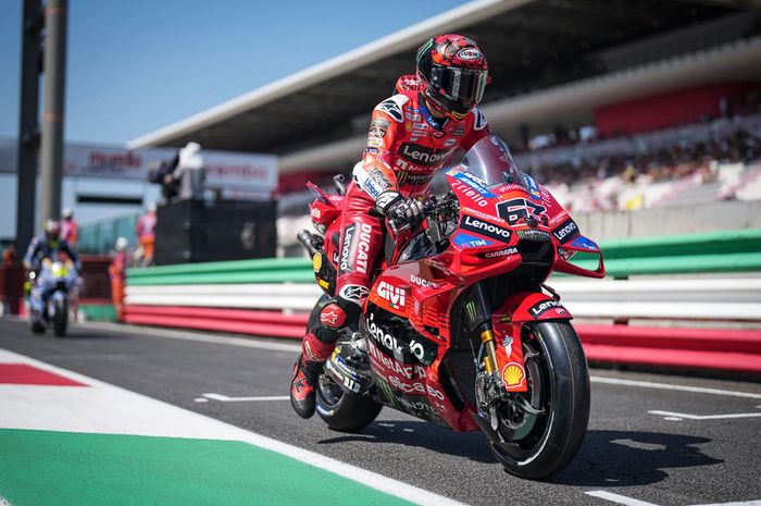 Pembalap tim Ducati Francesco Bagnaia. Foto : Ist