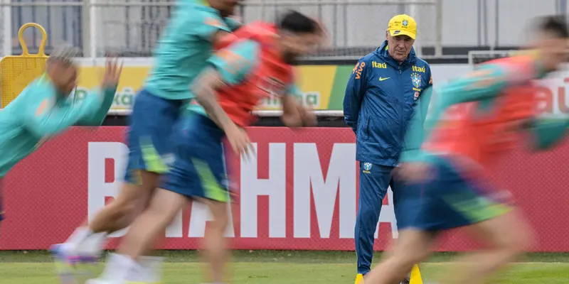 Pelatih Brasil Carlo Ancelotti. Foto : Ist