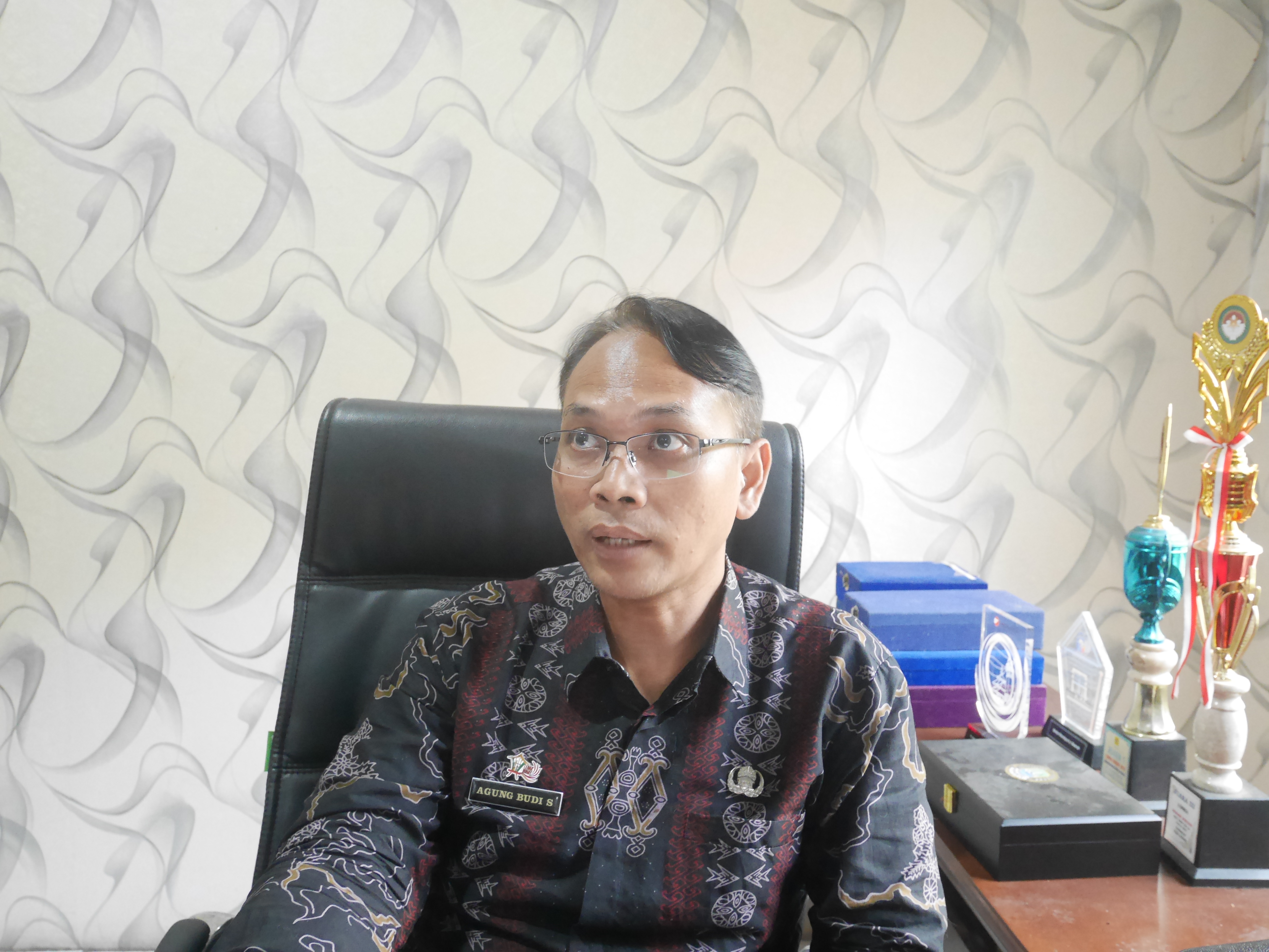 Sekretaris Badan Keuangan dan Aset Daerah (BKAD) Kabupaten Lebak, Agung Budi Santoso.(Ari Supriadi-tangselpos.id)