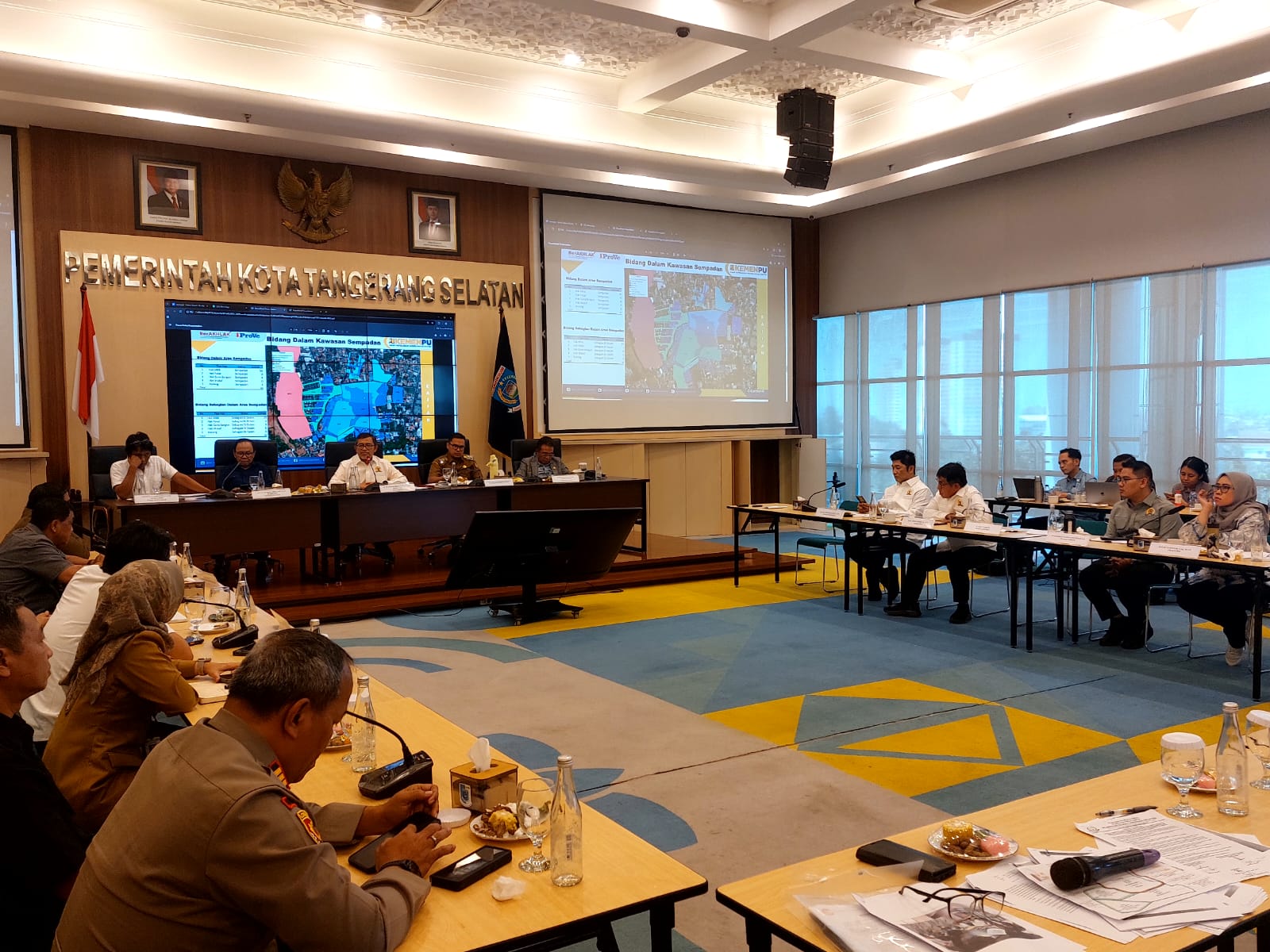 SITU ROMPONG. Kunjungan Kerja BAM DPR RI yang dipimpin oleh Ahmad Heryawan di Puspemkot Tangsel