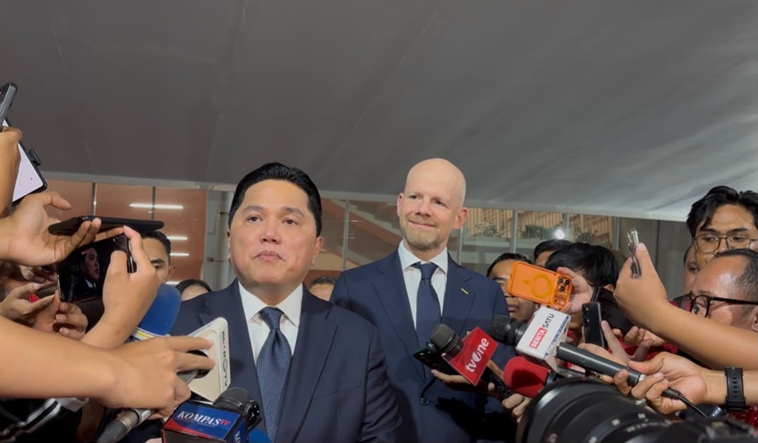 Ketum PSSI Erick Thohir. Foto : Dhimas MG