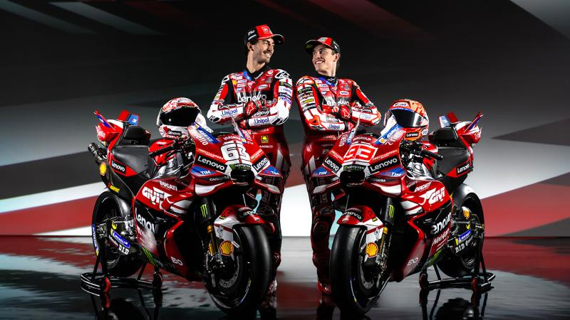 Tim Ducati MotoGP Marquez dan Bagnaia. Foto : Ist