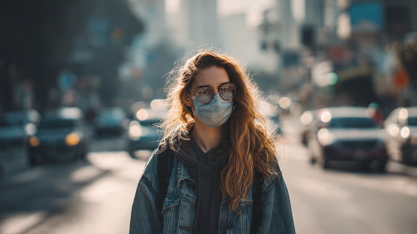 Pakai masker bukan saja untuk menjaga kesehatan pernapasan.(Foto: Ai).