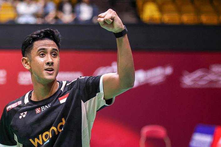Tunggal putra andalan Indo esia Alwi Fajar. Foto : Ist