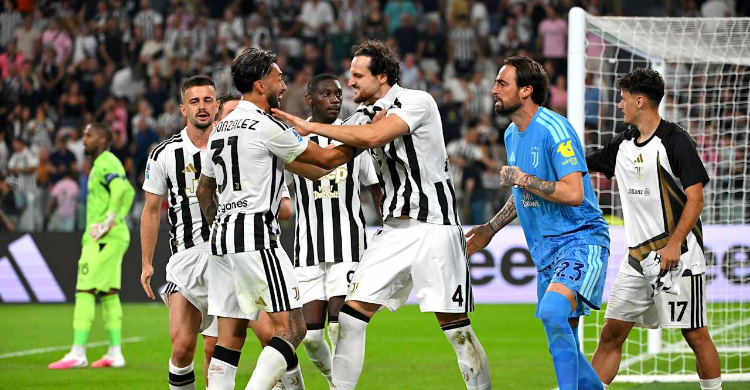 Selebrasi skuad Juventus. Foto : Ist
