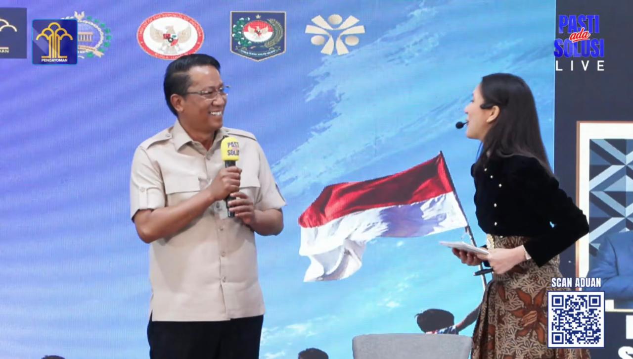 Menteri Hukum RI, Supratman Andi Agtas saat dialog di Kantor KBRI di Kuala Lumpur. Foto : Ist