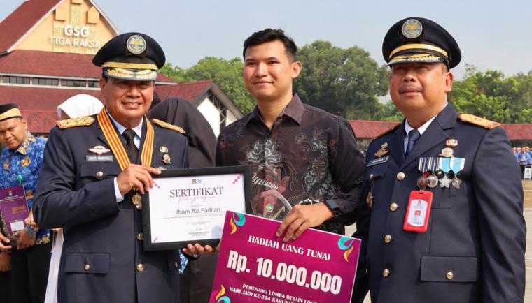 Bupati Tangerang Moch. Maesyal Rasyid pada peluncuran Logo HUT Kabupaten Tangerang ke 394. Foto : Humas Kab. Tangerang