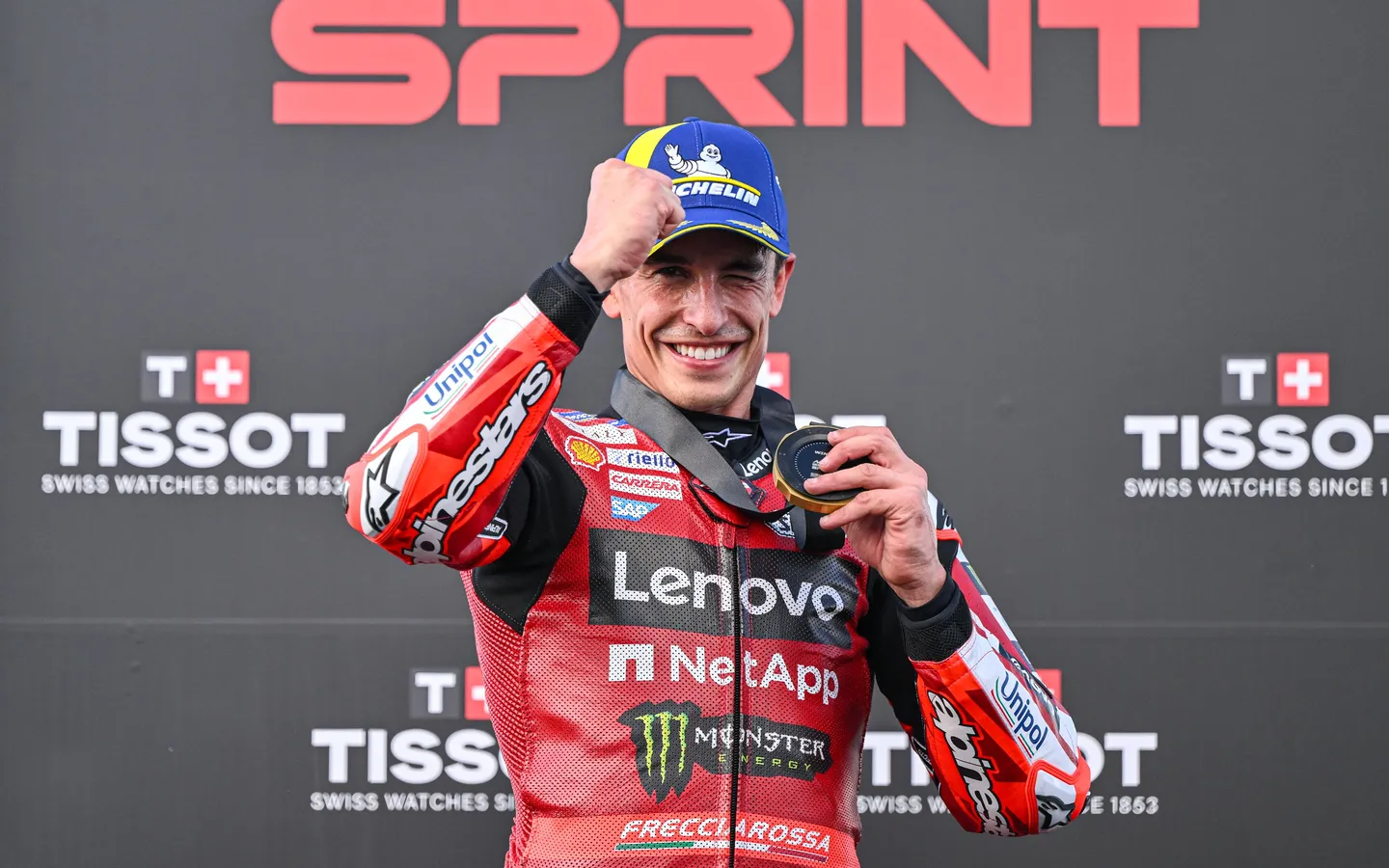 Pembalap Ducati Marc Marquez. Foto : Ist