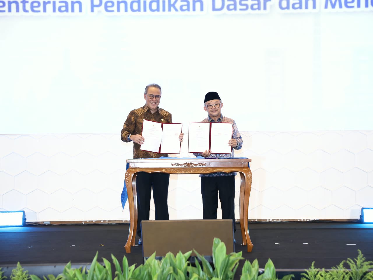 Puncak Indonesia Sharia Olympiad 2026 dengan mengusung tema “Learn, Innovate, Elevate”, di Aula Kemendikdasmen, Jakarta, Kamis (24/9/2026).(Istimewa)