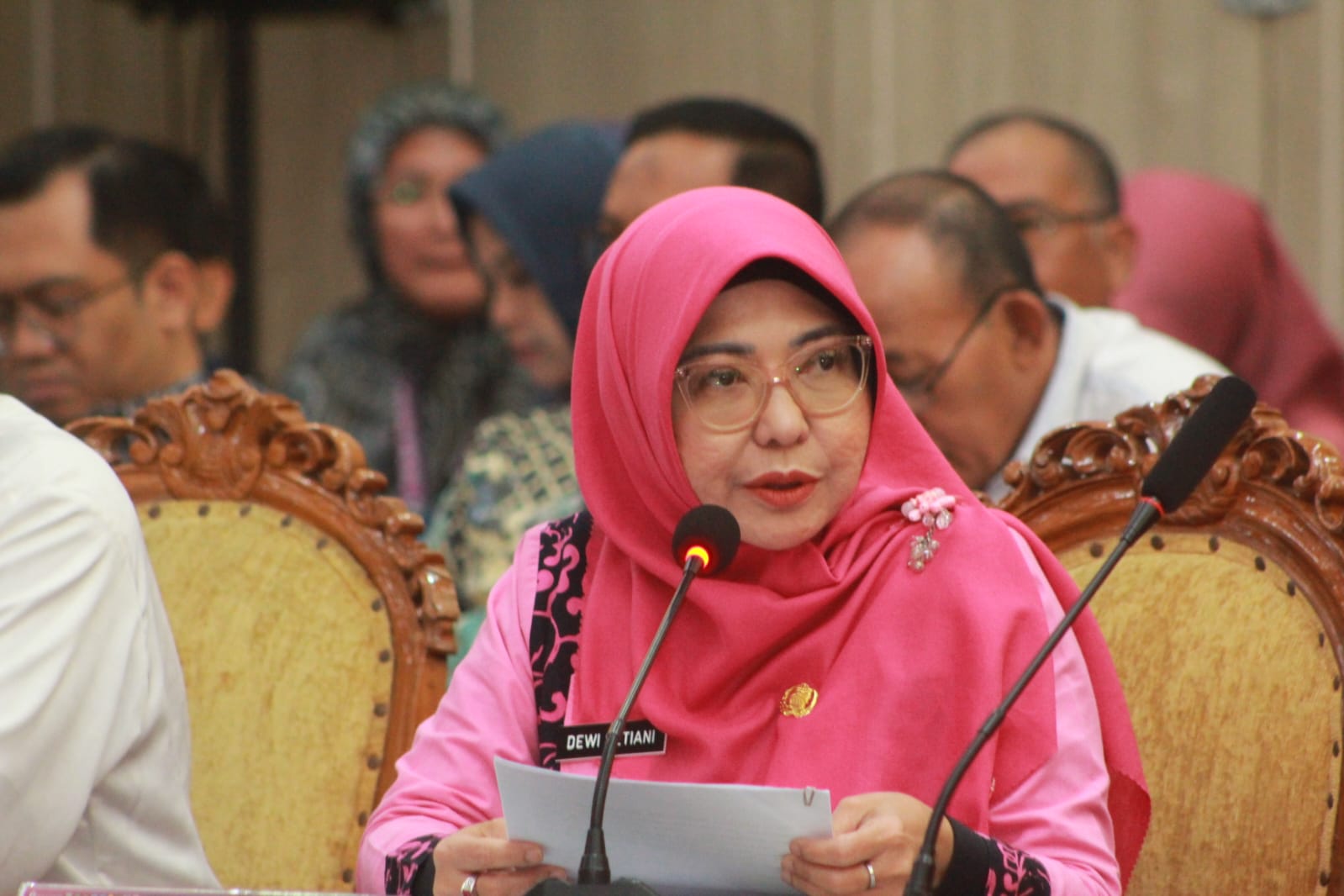 Bupati Pandeglang, Raden Dewi Setiani.(Istimewa)