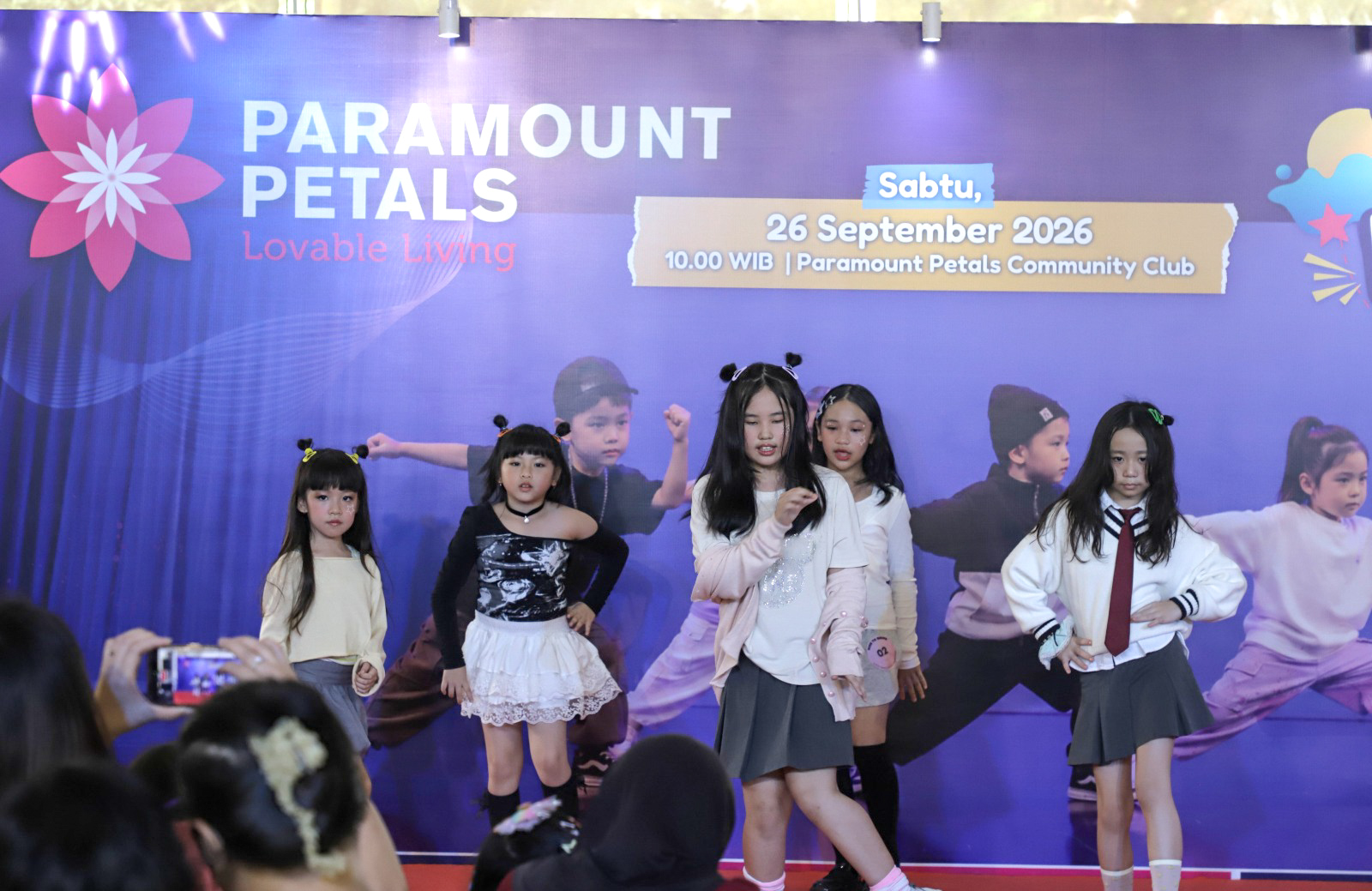 Paramount Petals Kids Dance Competition 2026 yang digelar di Community Club Paramount Petals, Tangerang, Sabtu (26/9/2026). (tangselpos.id/lim)