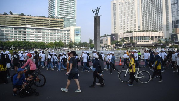 Car Free Day di Bunderan HI. Foto : Ist