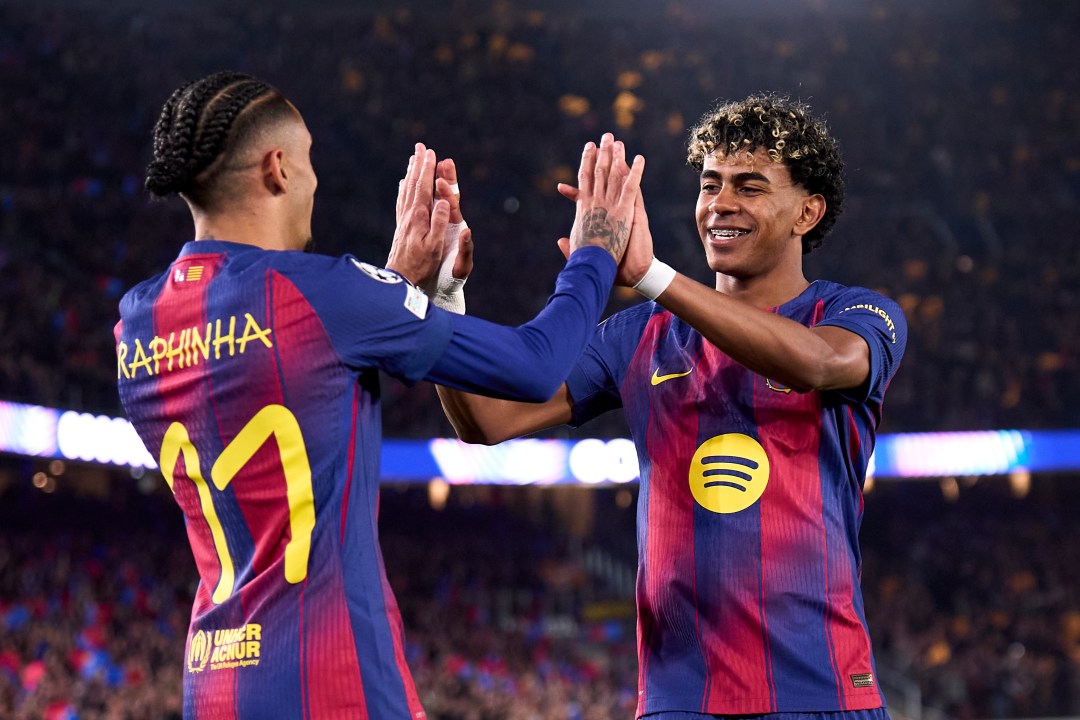 Bintang Barca Raphinha dan Yamal. Foto : Ist